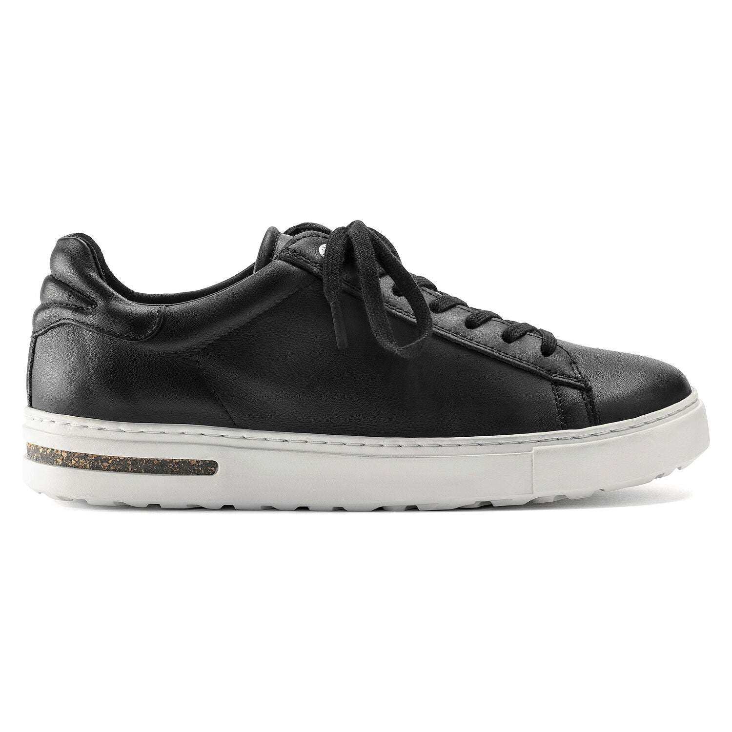 Bend Low, Natural Leather - Black leather sneaker - Image 7