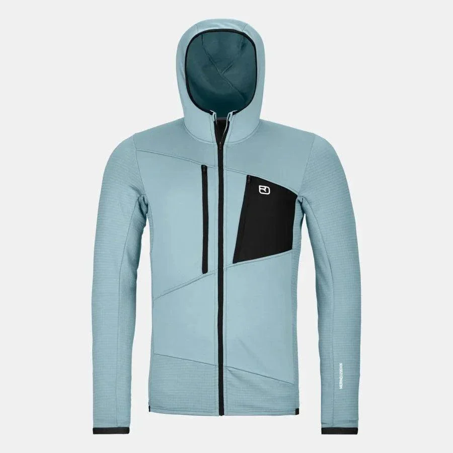 Fleece Grid Hoody M - Image 10