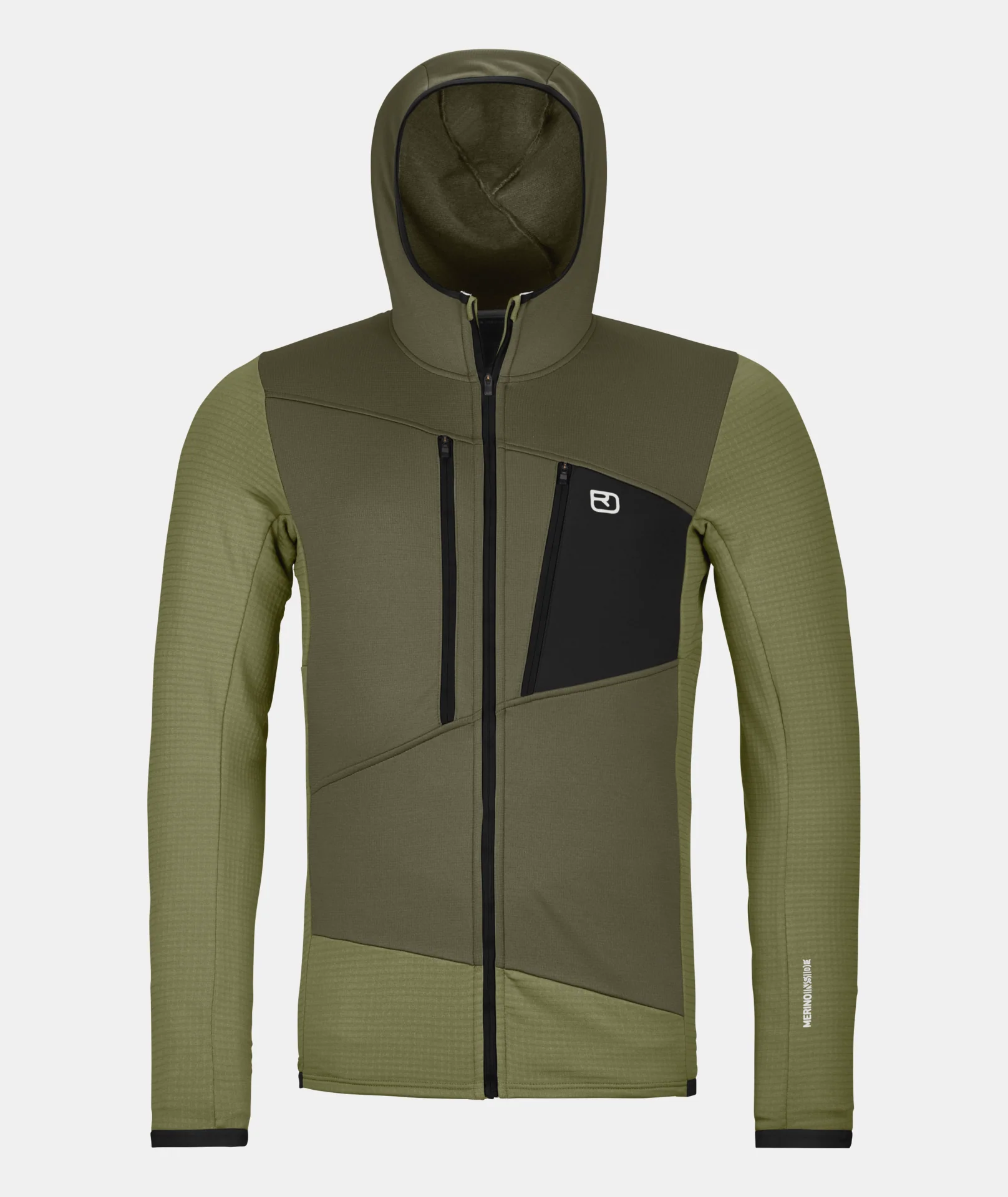 Fleece Grid Hoody M - Image 3