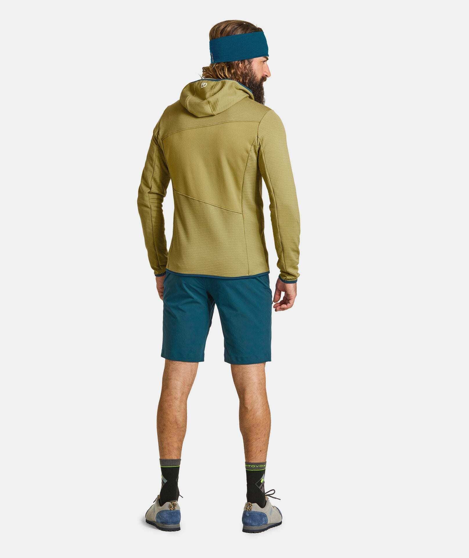 Fleece Grid Hoody M - Image 6