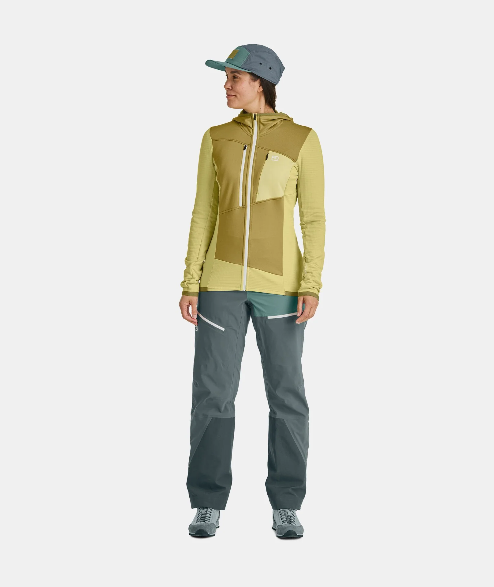 Fleece Grid Hoody W - Image 9
