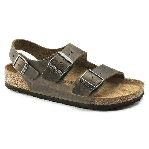 Milano Khaki Oiled Leather, Calzata Stretta - Image 11