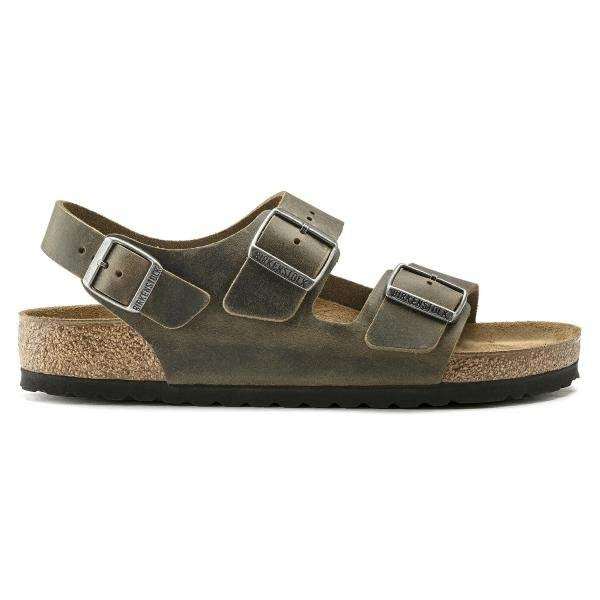 Milano Khaki Oiled Leather, Calzata Stretta - Image 14