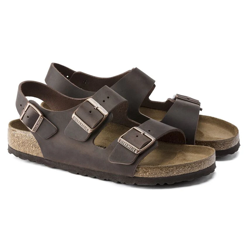 Milano Khaki Oiled Leather, Calzata Stretta - Image 6