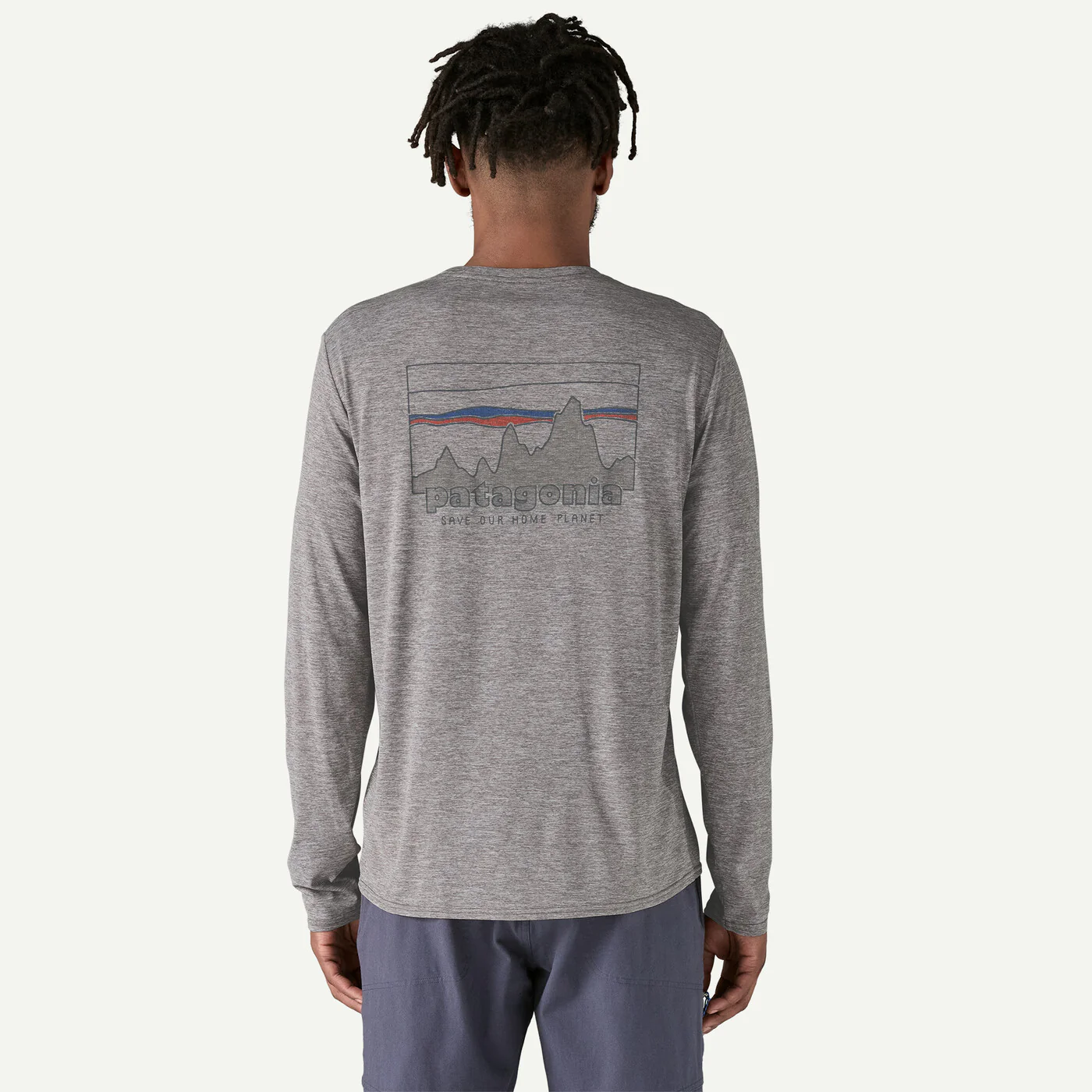 M's L/S Cap Cool Daily Graphic Shirt - Image 3