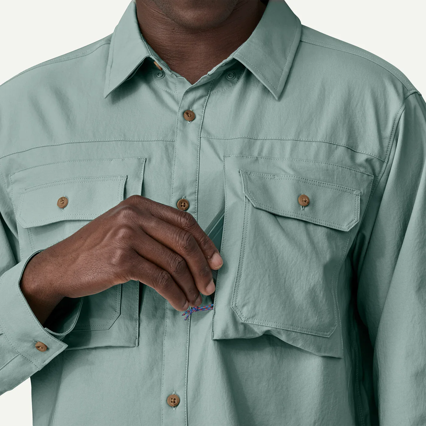 M's L/S Self Guided Sun Shirt - Image 4