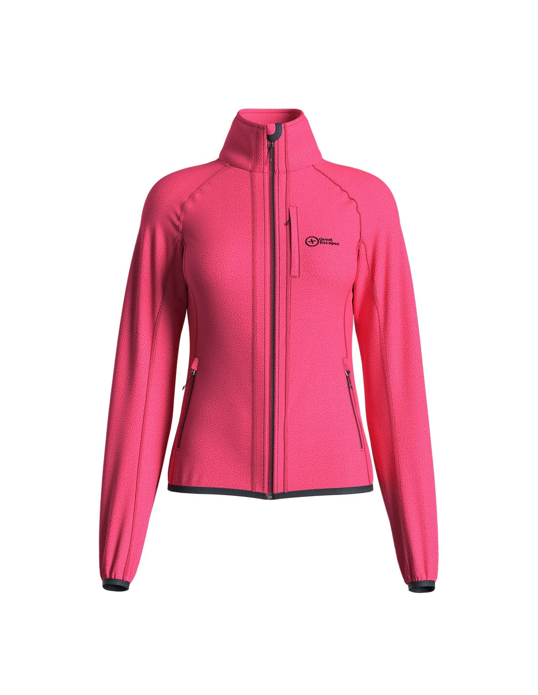 Roseg Lady Long Zip Fleece Jacket - Image 3