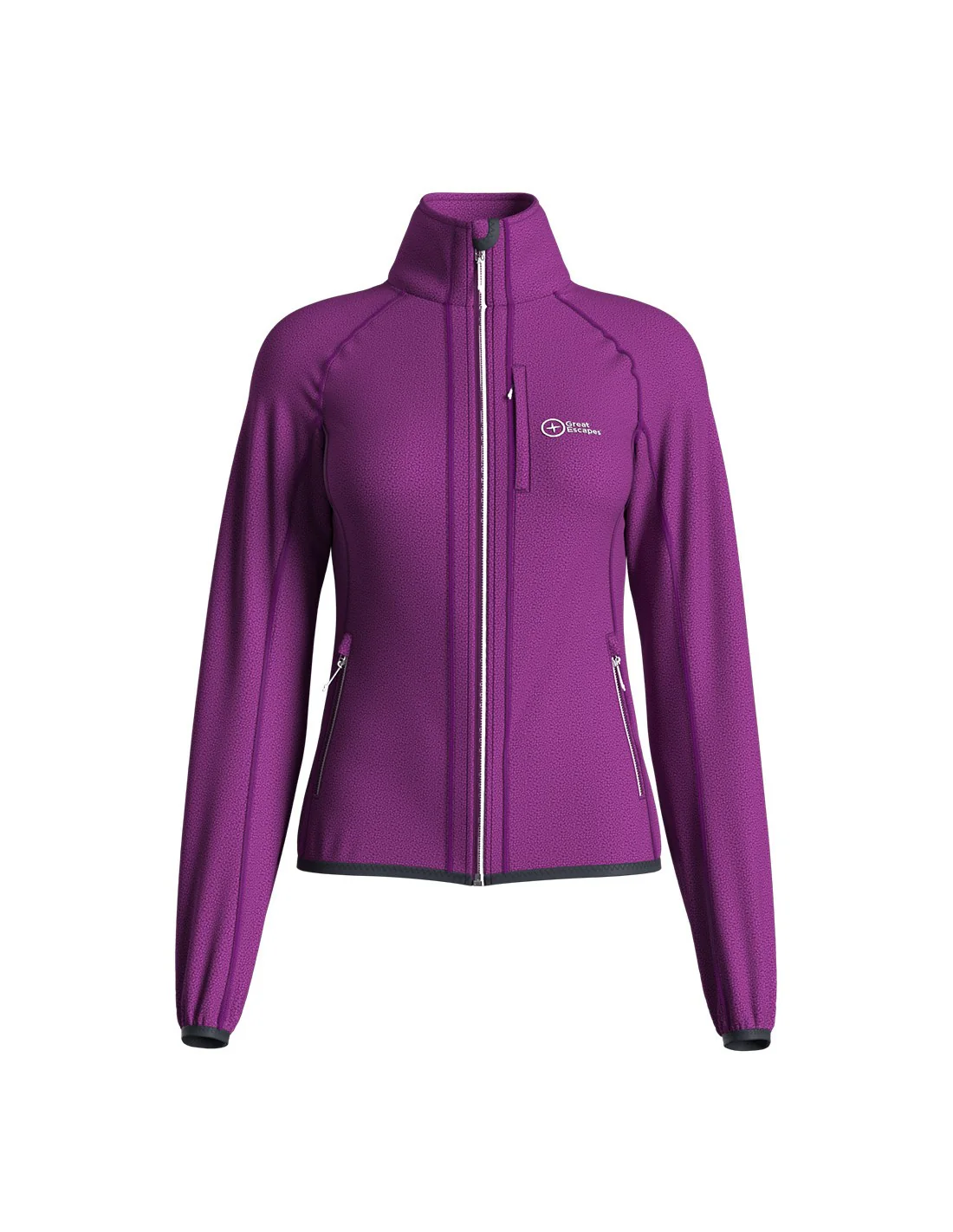 Roseg Lady Long Zip Fleece Jacket - Image 4