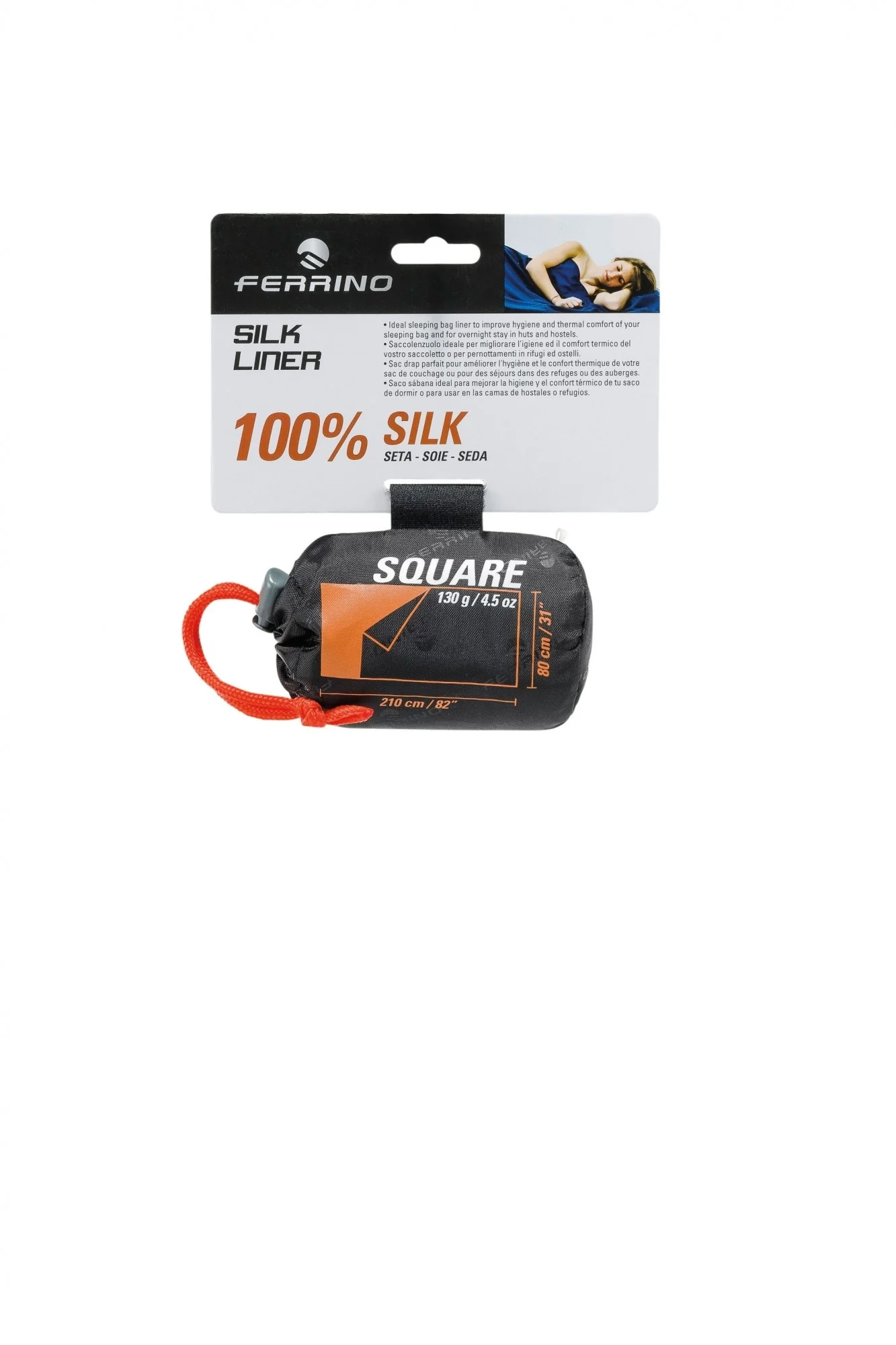 Silk Liner SQ, Bianco - Image 2