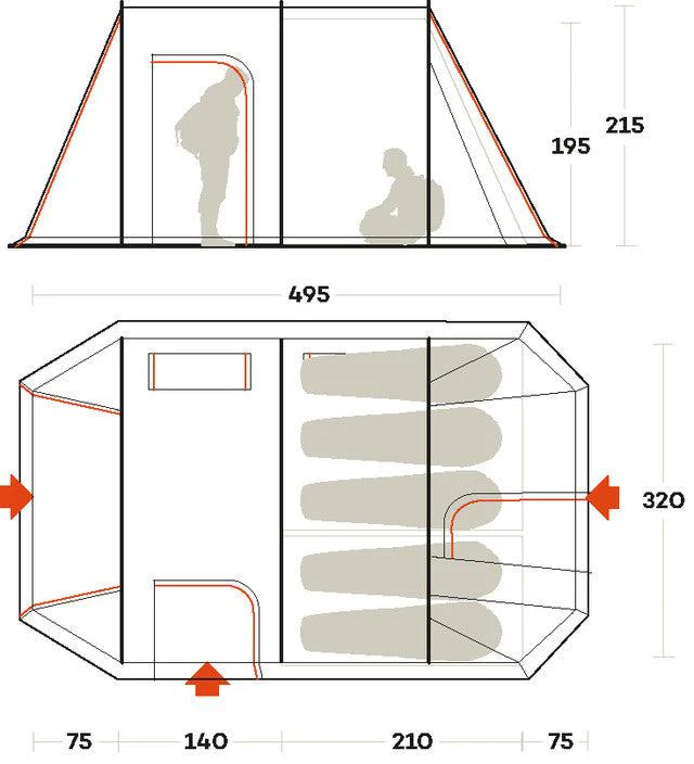 Tenda Chanty 5 Deluxe - Image 3