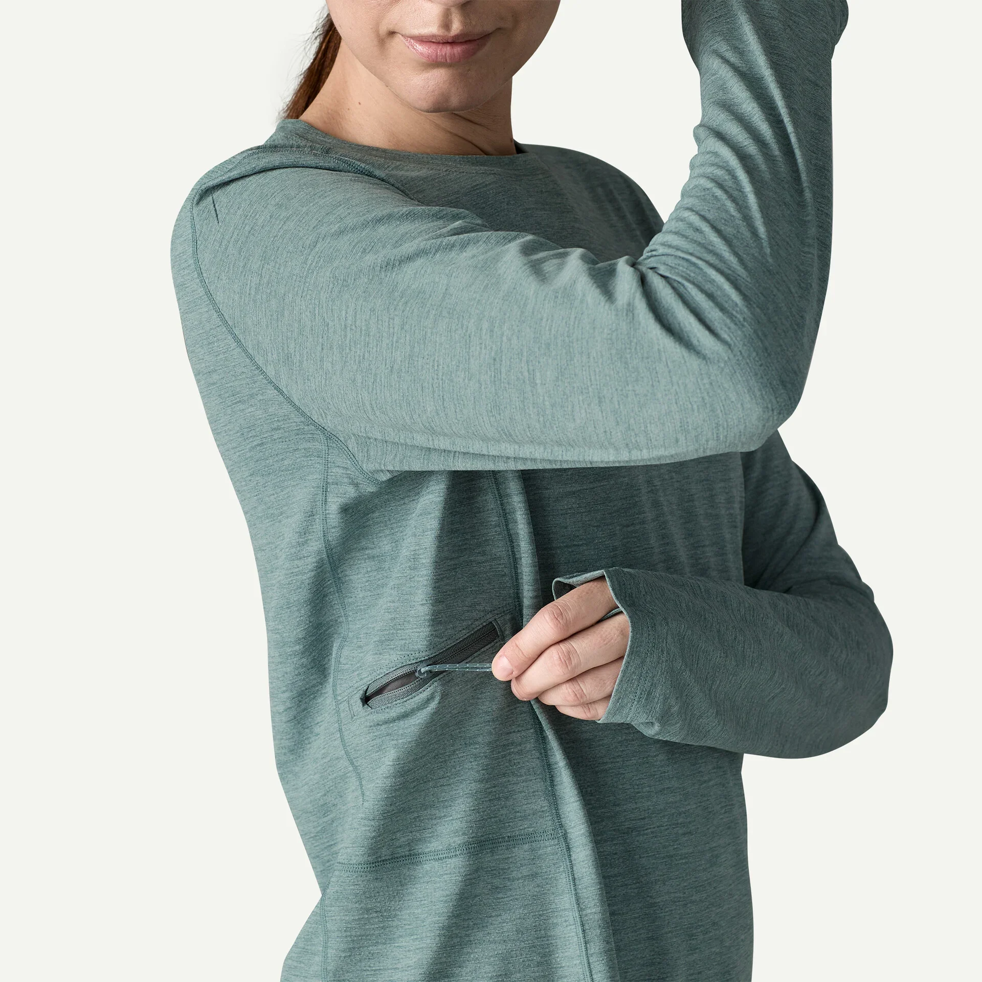 W's L/S Cap Cool Sun Shirt - Image 4