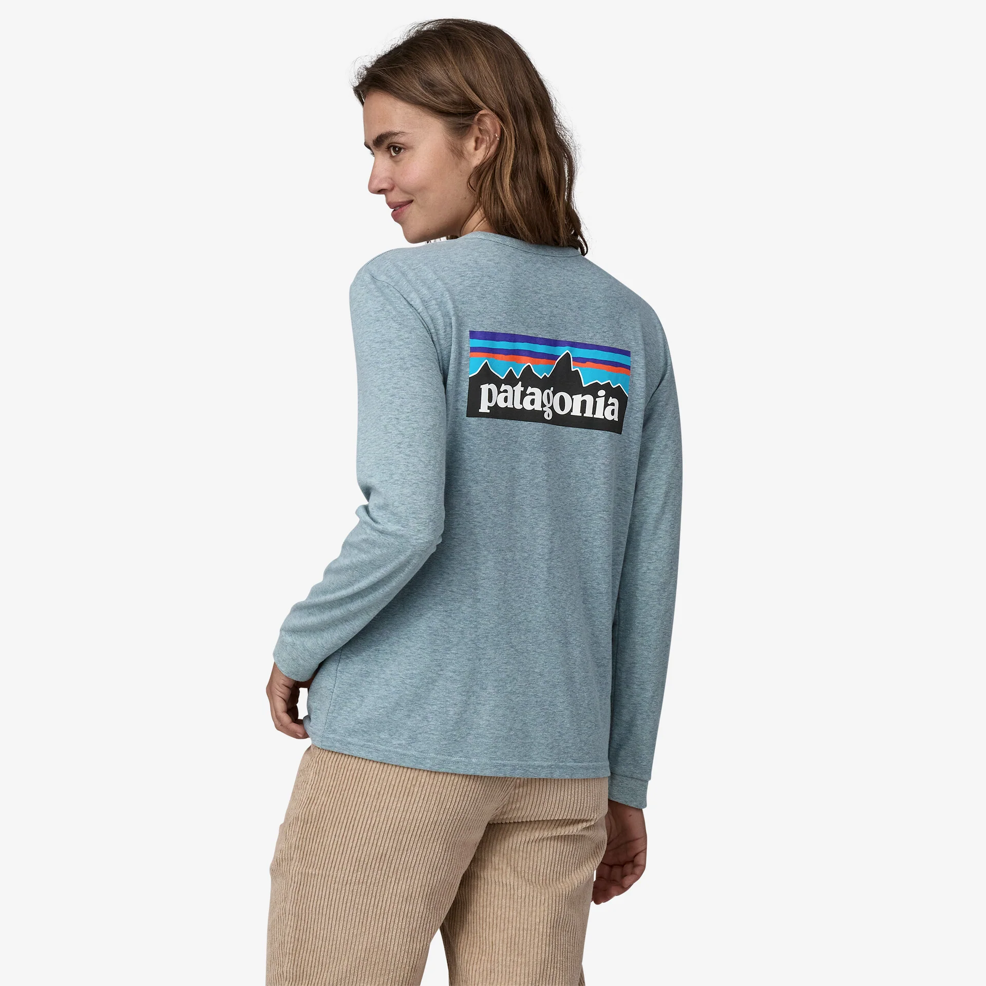 W's L/S P-6 Logo Responsibili-Tee - Image 4