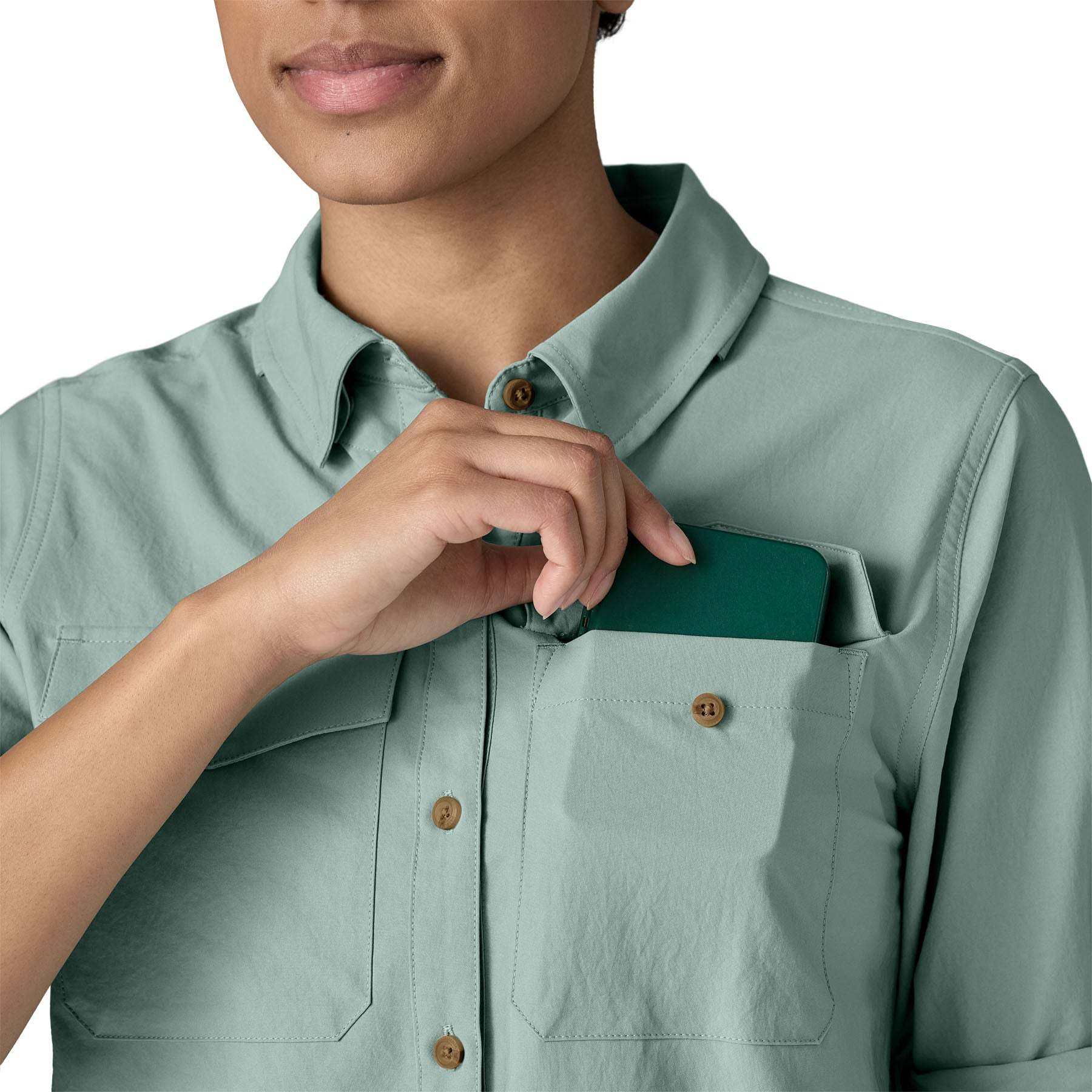 W's L/S Self Guided Sun Shirt - Image 6