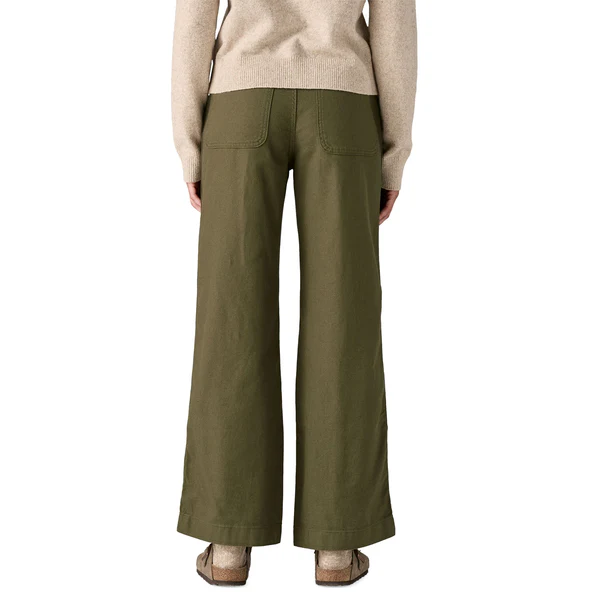 W's Point Reyes Canvas Wide Leg Pants - Image 4