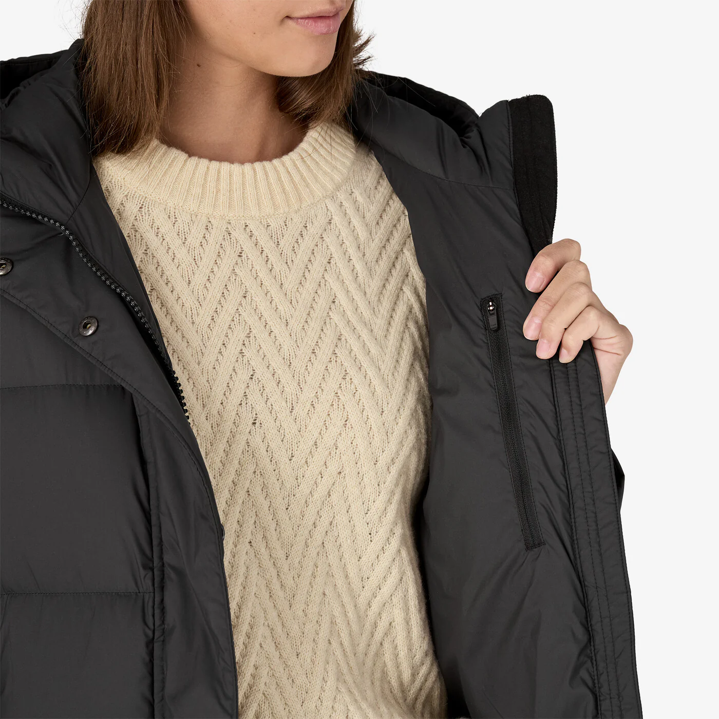 W's Silent Down Long Parka - Image 4