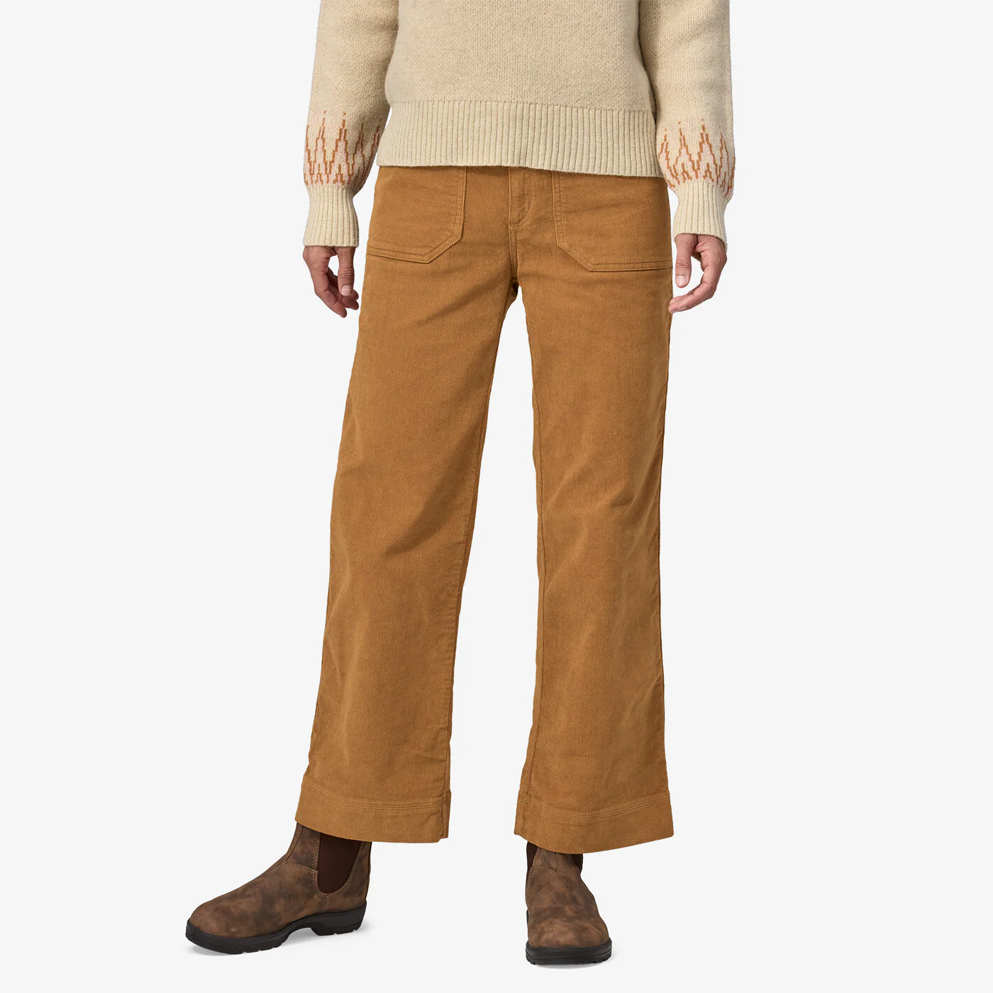 W's Wide Leg Cord Pants - Image 4